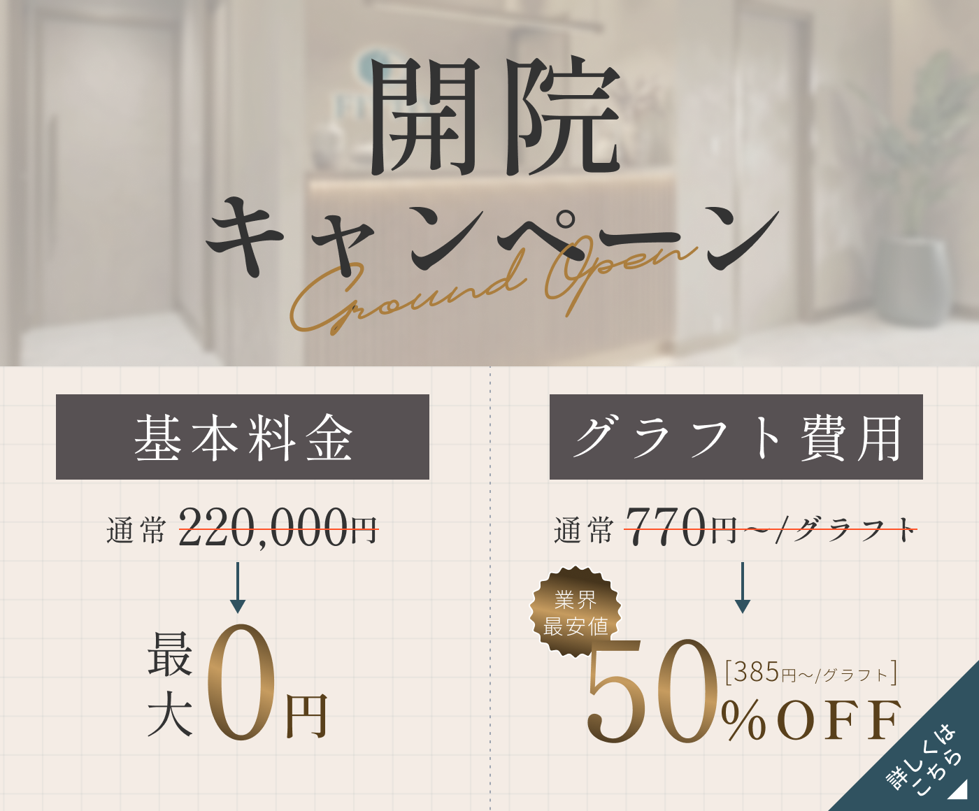 開院キャンペーン