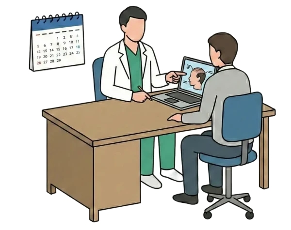 件数を優先しない、医師による一貫管理